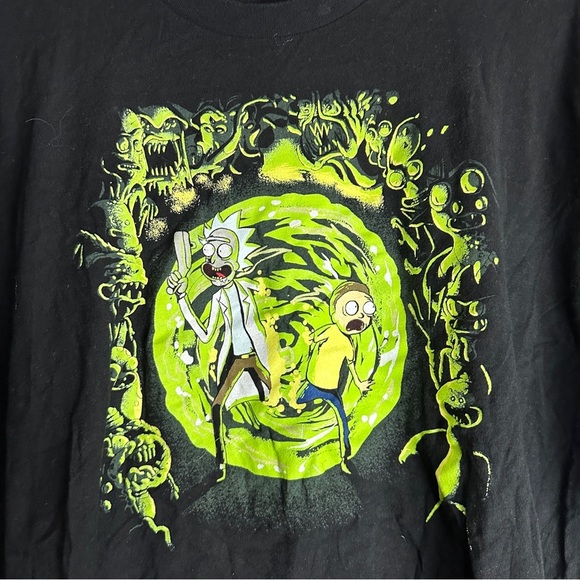 Rick And Morty Vintage Shirt Size 2X - Picture 3 of 7